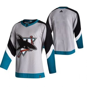 San Jose Sharks Trikot Blank 2022 Reverse Retro Grau Authentic